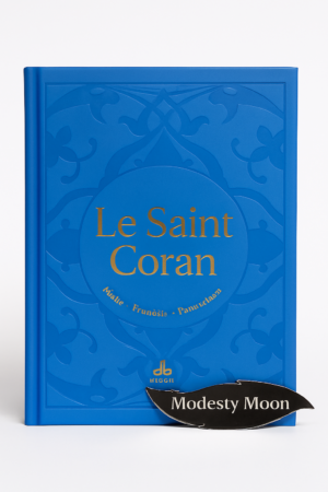 coran bleu – arabe / français / phonétique(grand format)