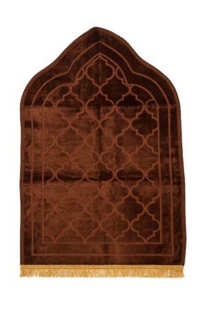 tapis bleu roi velouté design en arche
