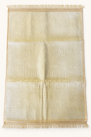 tapis beige velouté