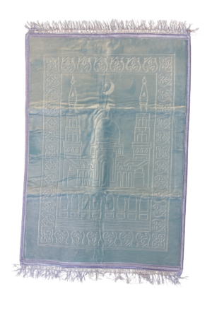 tapis bleu ciel velouté