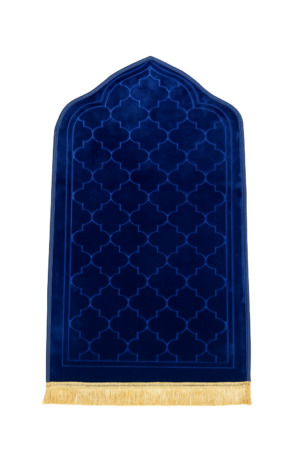 tapis bleu roi en mousse