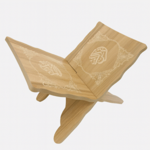 support en bois clair