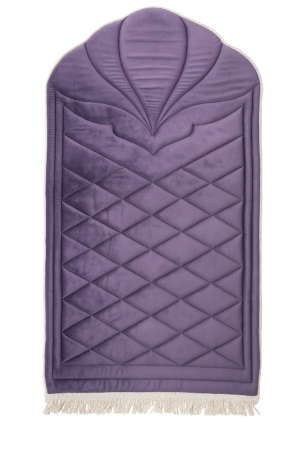 tapis noir matelassé