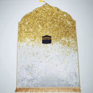tapis gold motif kaaba